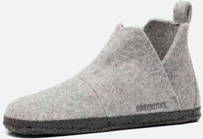 Birkenstock Pantoffels grijs Textiel