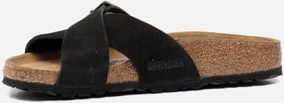 Birkenstock Siena slippers zwart Nubuck