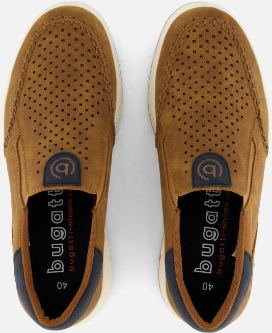 Bugatti Artic Instappers cognac Synthetisch