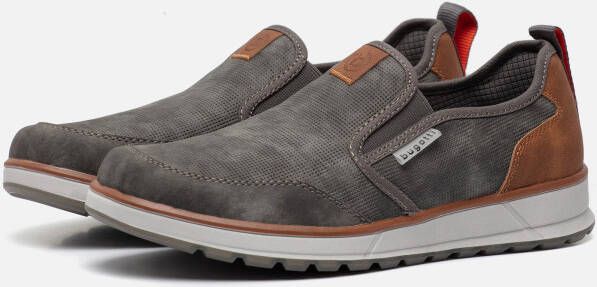 Bugatti Artic Instappers grijs Textiel