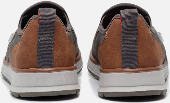Bugatti Artic Instappers grijs Textiel