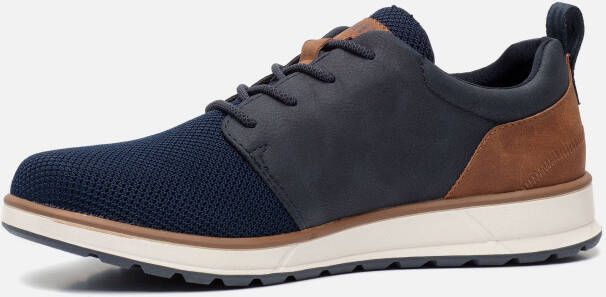 Bugatti Artic Sneakers blauw Textiel