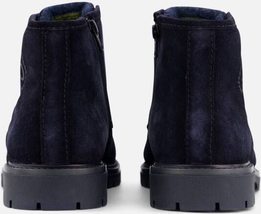 Bugatti Blaco Veterboots blauw Suede