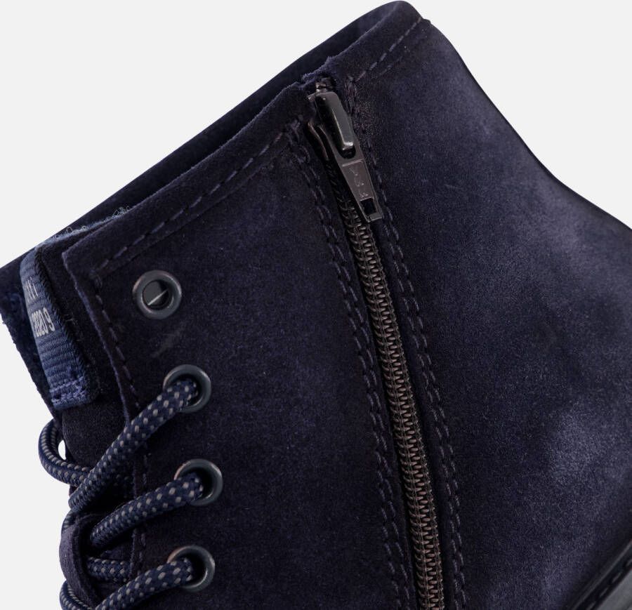 Bugatti Blaco Veterboots blauw Suede