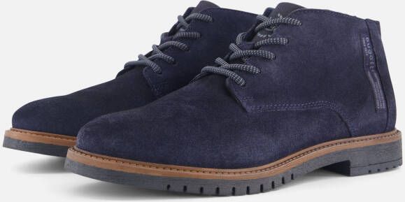 Bugatti Caj Veterschoenen blauw Suede