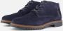 Bugatti hoge leren veterschoenen blauw Echt leer - Thumbnail 3