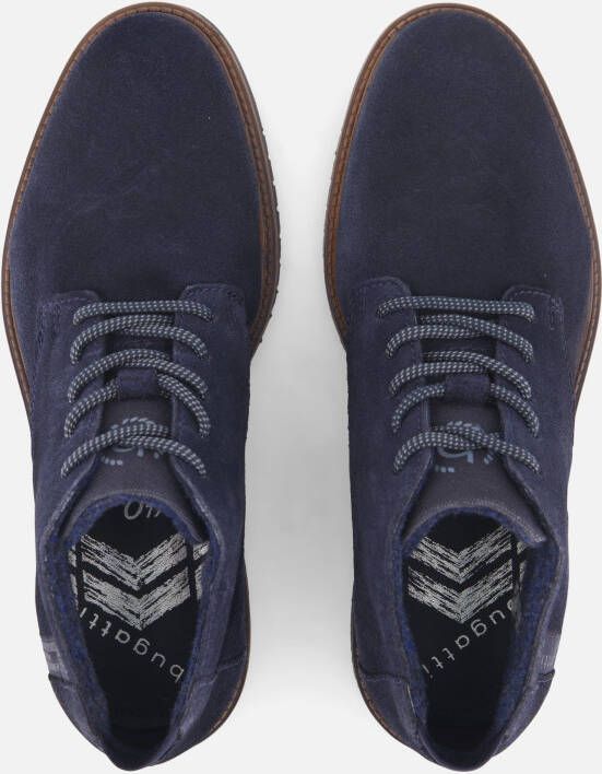 Bugatti Caj Veterschoenen blauw Suede