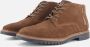 Bugatti hoge leren heren veterschoenen bruin Echt leer - Thumbnail 2