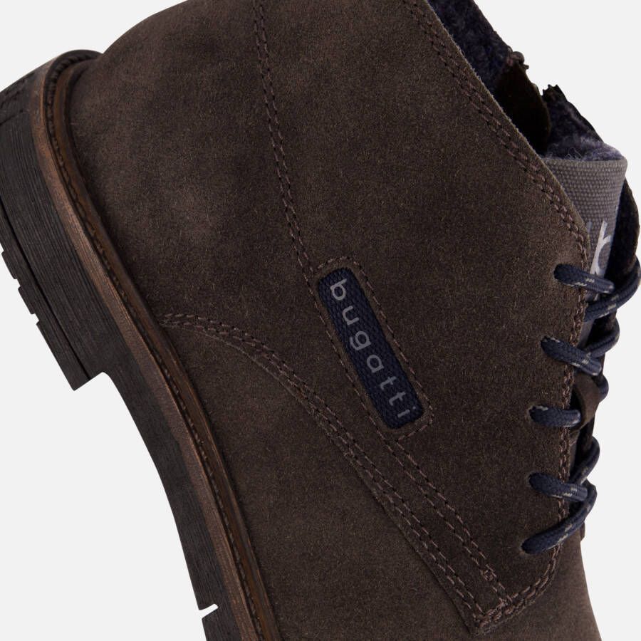 Bugatti Caj Veterschoenen grijs Suede