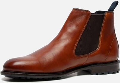 Bugatti Chelsea boots cognac Leer