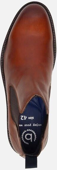 Bugatti Chelsea boots cognac Leer
