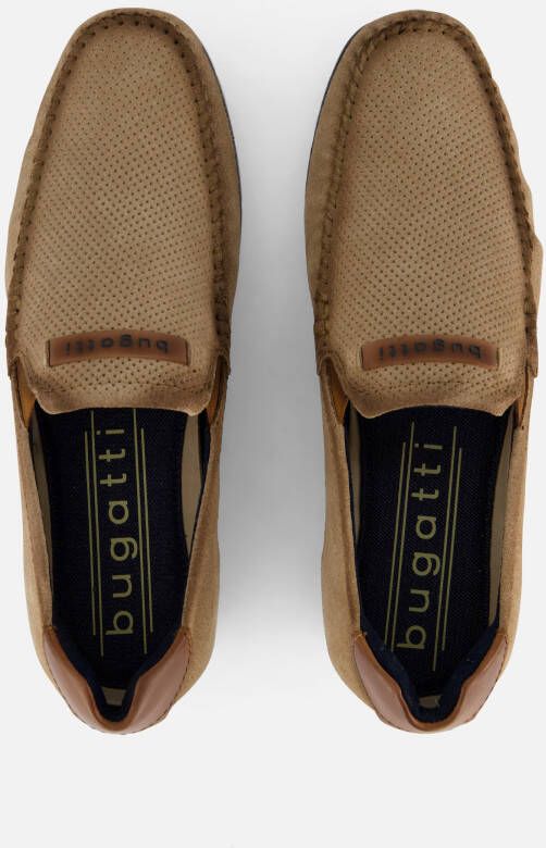 Bugatti Chesley Instappers beige Suede