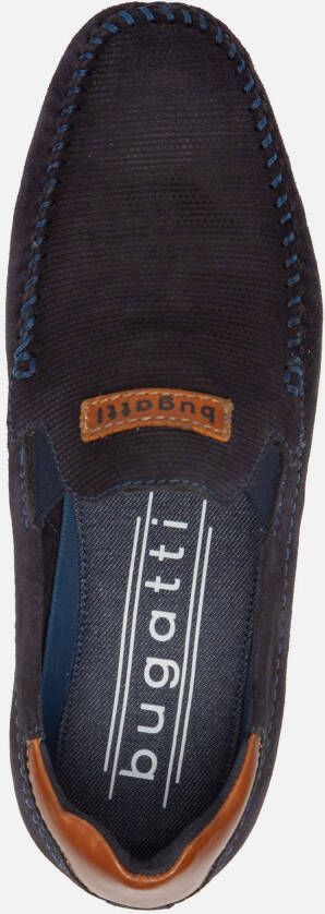 Bugatti Chesley Instappers blauw Textiel