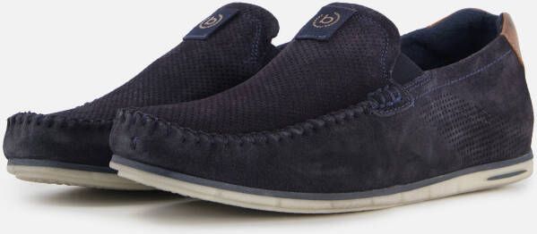 Bugatti Chesley Instappers blauw Textiel