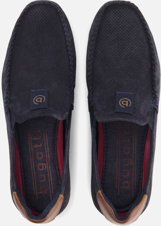 Bugatti Chesley Instappers blauw Textiel