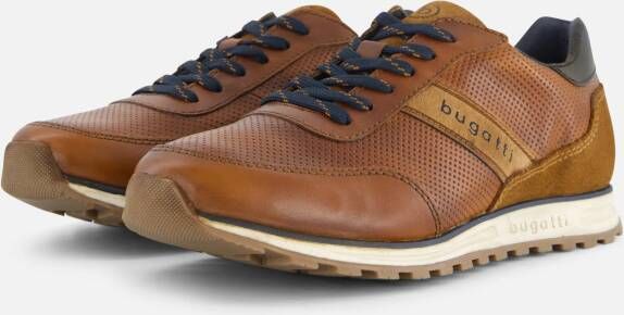 Bugatti Cirino Sneakers cognac Leer