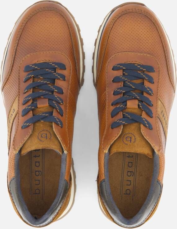 Bugatti Cirino Sneakers cognac Leer