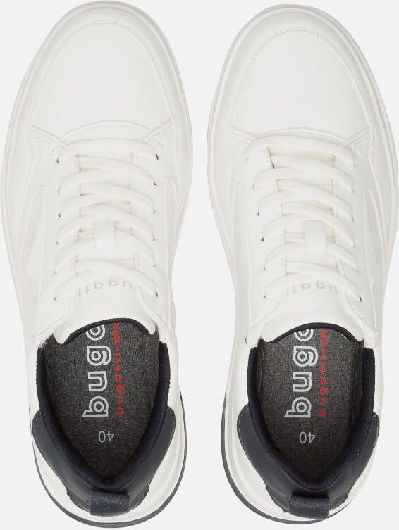 Bugatti Franc Sneakers wit Textiel