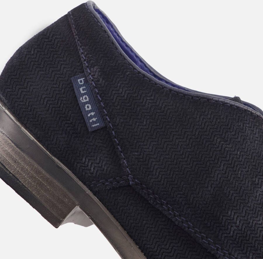 Bugatti Licio Eco Veterschoenen blauw Suede