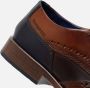 Bugatti Schoenen met perforatie businessmode lage schoen veterschoen in contrastlook - Thumbnail 13