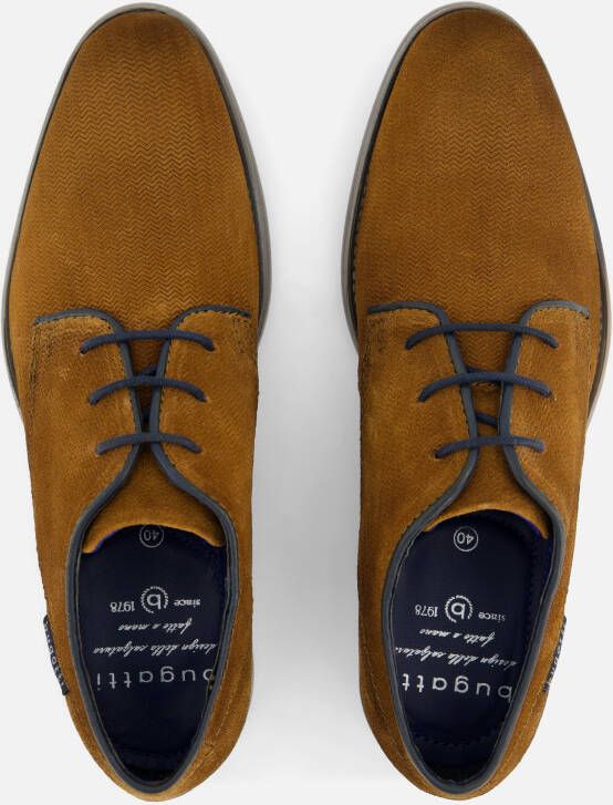 Bugatti Licio Eco Veterschoenen cognac Suede