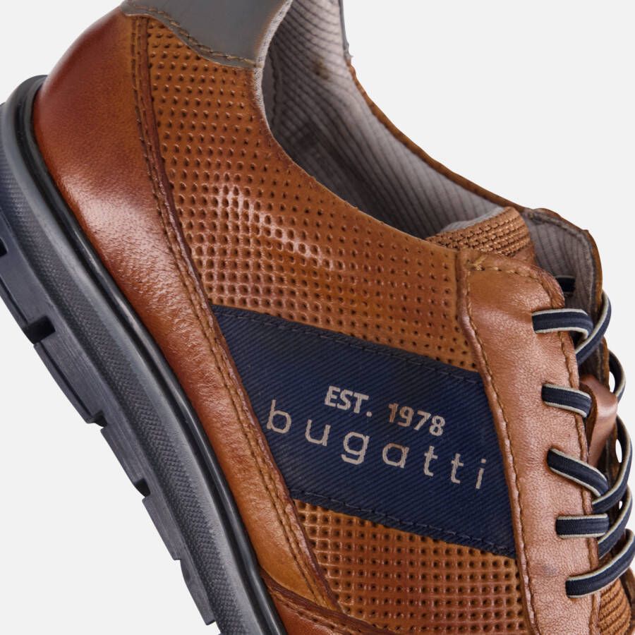 Bugatti limited edition Sneakers cognac Leer