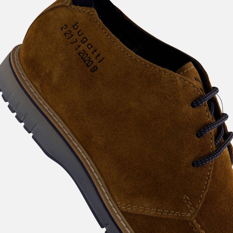 Bugatti Makori Veterschoenen cognac Suede