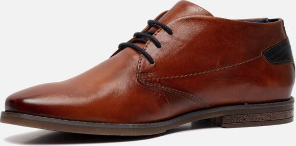 Bugatti Menello Veterschoenen cognac Leer