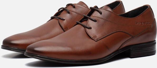 Bugatti Mevit Veterschoenen cognac Leer