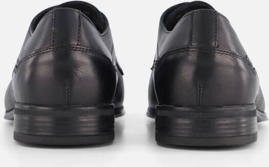 Bugatti Mevit Veterschoenen zwart Leer