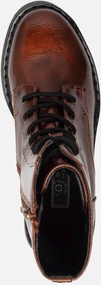 Bugatti Neria veterboot cognac lak Textiel