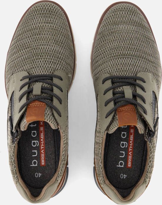 Bugatti Sandman Sneakers groen Textiel