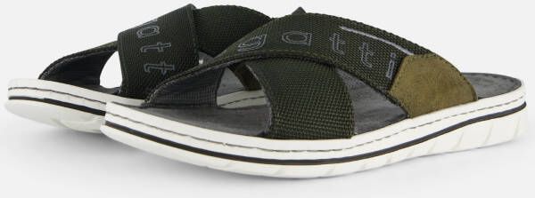 Bugatti Sani Slippers groen Textiel