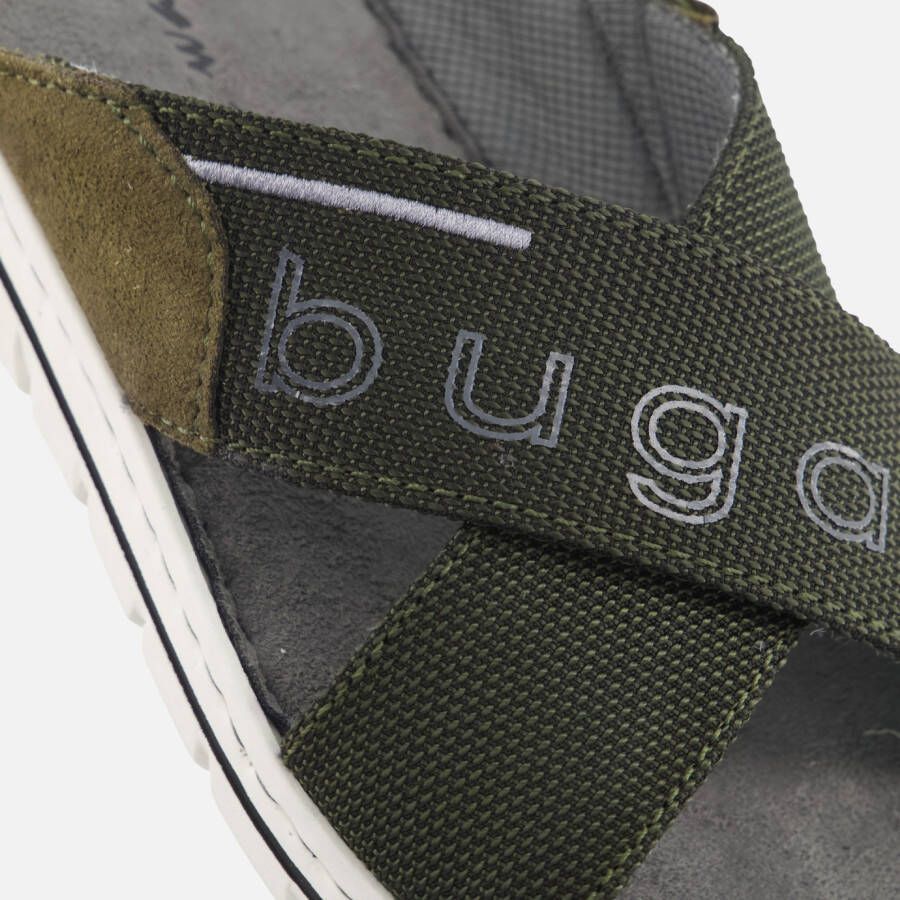 Bugatti Sani Slippers groen Textiel