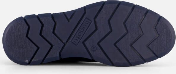 Bugatti Simone Sneakers blauw Suede