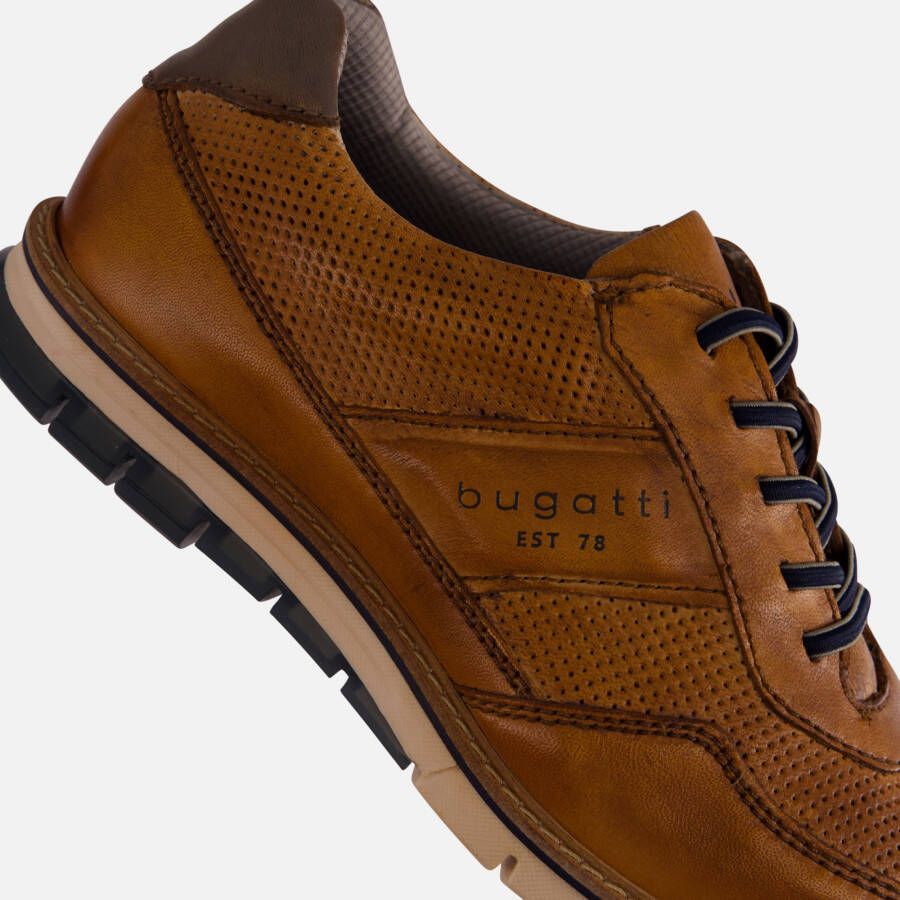 Bugatti Simone Sneakers cognac Leer