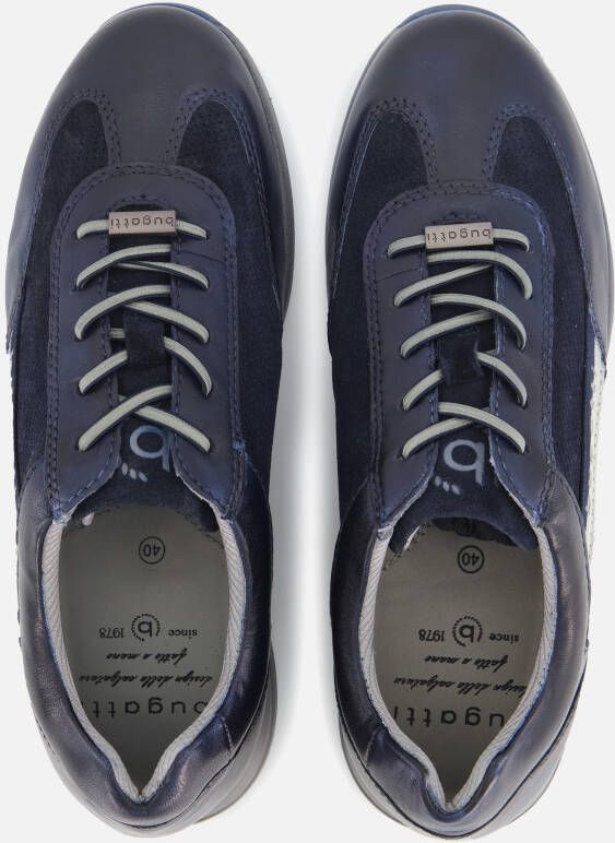 Bugatti Thorello Sneakers blauw Textiel