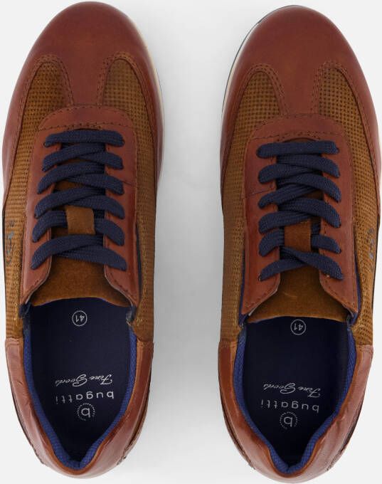 Bugatti Tomeo Sneakers cognac Leer