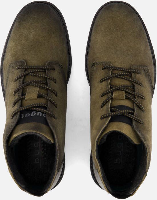 Bugatti Barrack Veterschoenen groen Suede