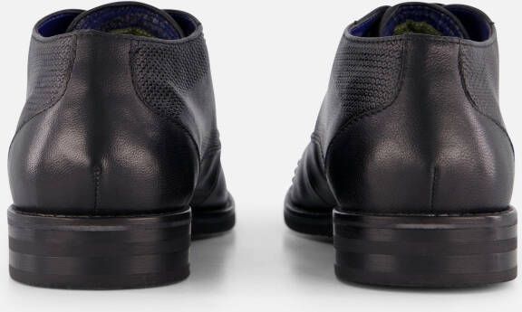Bugatti Veterschoenen zwart Leer