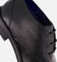 Bugatti Veterschoenen Zwart Leer 390301 Heren Leer - Thumbnail 5