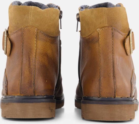 Bugatti Vittore Veterschoenen cognac Leer