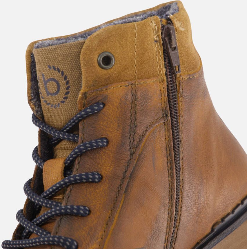 Bugatti Vittore Veterschoenen cognac Leer