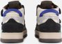 BunniesJR 225991-429 Jongens Hoge Sneakers Blauw Leer Klittenband Met Rits - Thumbnail 3