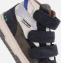 BunniesJR 225991-429 Jongens Hoge Sneakers Blauw Leer Klittenband Met Rits - Thumbnail 6