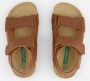 BunniesJR 224419-713 Jongens Platte Sandalen Cognac Imitatieleer Klittenband - Thumbnail 6