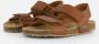 BunniesJR 224419-713 Jongens Platte Sandalen Cognac Imitatieleer Klittenband - Thumbnail 8