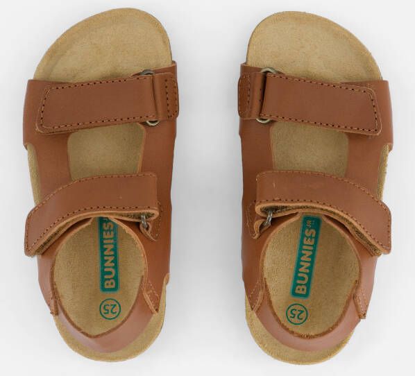 BunniesJR Brent Beach Sandalen cognac Imitatieleer