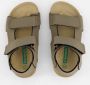 BunniesJR 224419-708 Jongens Platte Sandalen Taupe Imitatieleer Klittenband - Thumbnail 7