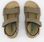 BunniesJR 224419-708 Jongens Platte Sandalen Taupe Imitatieleer Klittenband - Thumbnail 10